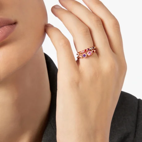 DAC3006_BOLLI_ZRI9R_110_Dodo_bollicine-ring-9k-rose-gold-pink-sapphires-rubies-amethysts